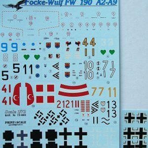 Focke Wulf 190 A2-A9