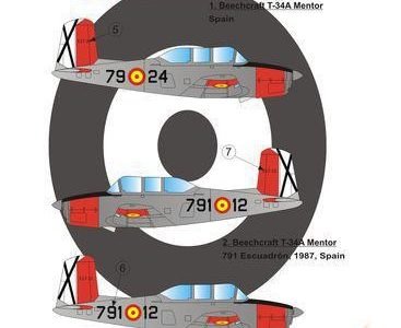 Beechcraft T-34 A mentor Over Spain Pt. 1
