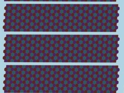 Lozenge A. german Naval Three Color printed Fabric