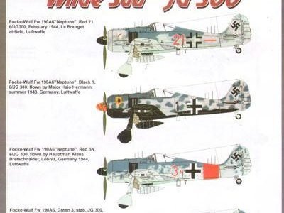 Fw 190 A Nachtjagdgeschwader Wilde Sau JG300 Part 1