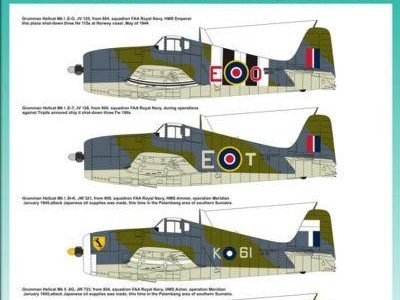 Grumman Hellcat Mk.I/ II in Fleet Air Arm Service