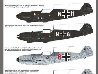 Bf 109 D/ E Nachtjagdgruppe Bf 109