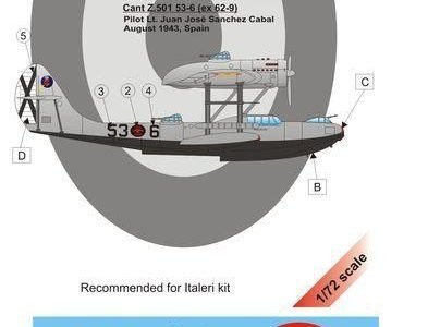 Cant Z 501 Over Spain Pt. I