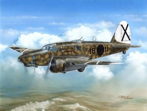 Caproni Ca.310 Libeccio Italian and Spanish