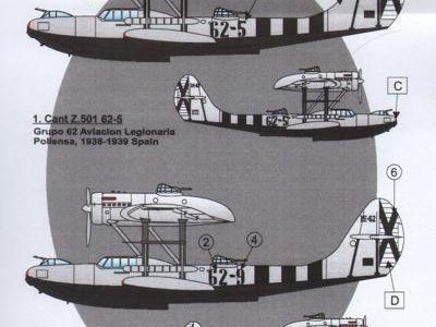 Cant Z 501 Over Spain Pt. II