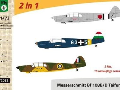 Messerschmitt Bf 108 B/ D Taifun x 16 camo 2 in 1