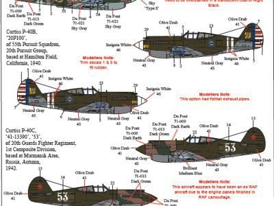 Early Curtiss P-40s Part 1