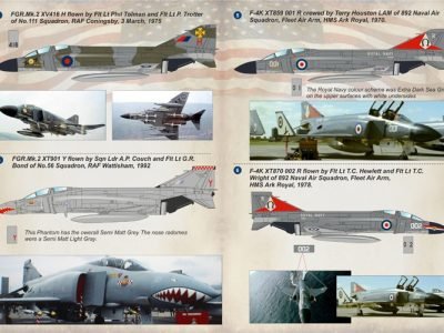 F-4 Phantom II of the RAF & FAA