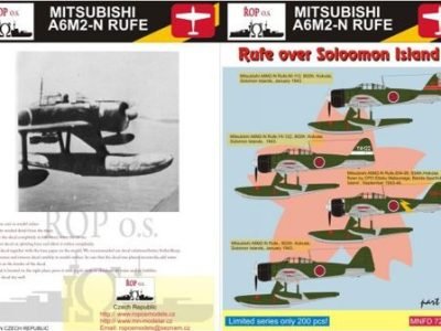 Mitsubishi A6M2 Rufe – Rufe over Solomon Island