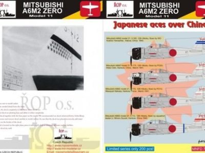 Mitsubishi A6M2 Zero Model 11 Jpanese Aces over China