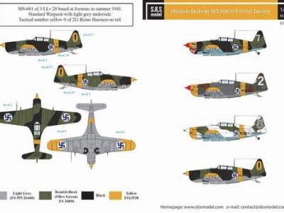 Morane-Saulnier MS.406 in Finnish Service