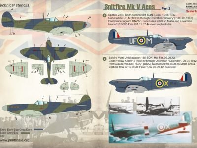 1/48 Spitfire Mk V Aces Part 2