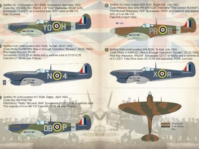 1/48 Spitfire Mk V Aces Part 2