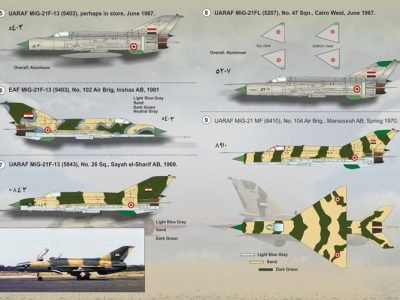 1/72 MIG-19s and MIG-21s of the Arab Air Force