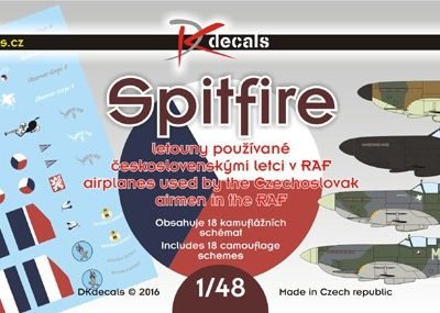 1/48 Spitfire used by Czechoslovak airmen in RAF