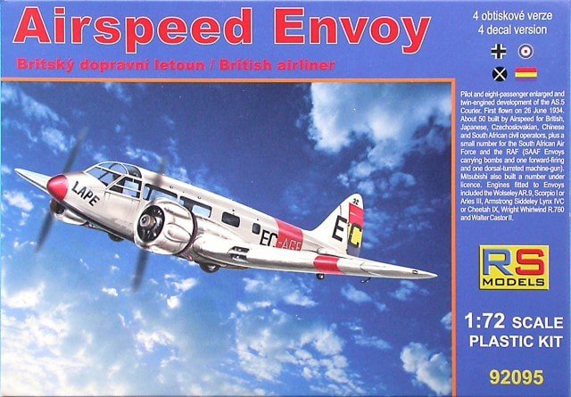 1/72 Airspeed Envoy Cheetah Engine