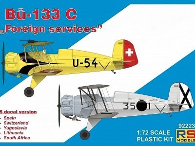 1/72 Bücker Bü-133 C Jungmeister Foreign Service 2 in 1