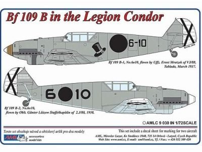 1/72 Messerschmitt Bf 109 B in the Legion Condor