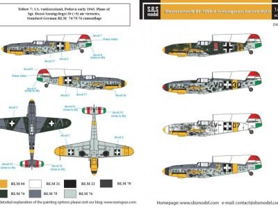 1/48 Messerschmitt Bf-109 F-4 in Hungarian Service