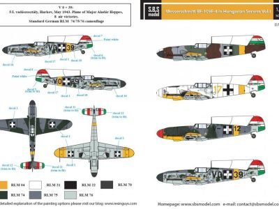 1/72 Messerschmitt Bf-109 F-4 in Hungarian Service Vol I