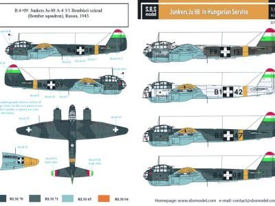 1/72 Junkers Ju-88 A-4 in Hungarian Service