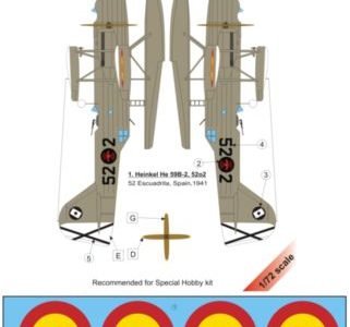 1/72 Heinkel He-59 B-2 Over Spain