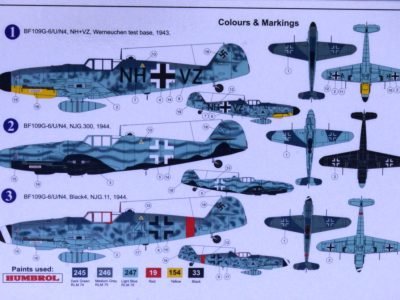 1/72 Messerschmitt Bf 109 G-6/U/N4 w/FuG350