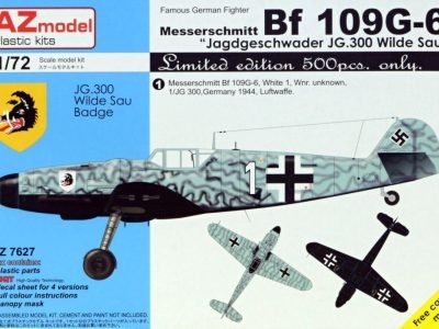 1/72 Bf 109 G-6 JG300 Wilde Sau Limited Edition