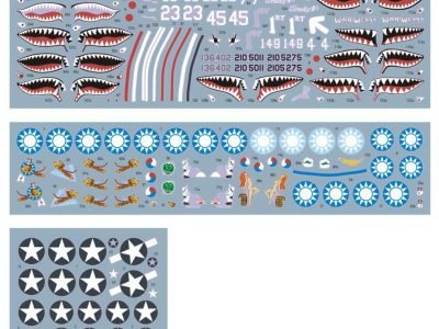 1/72 AVG/23rd FG (Curtiss Hawk 81A and P-40 Warhawk era 1941-44)
