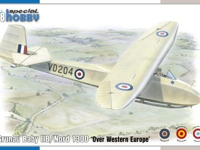 1/48 Grunau Baby IIB/ Nord 1300 Over Western Europe