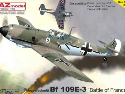 1/72 Messerschmitt Bf 109 E-3 “Battle of France”