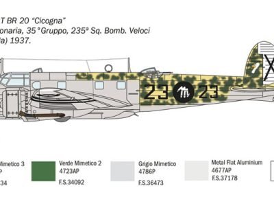 Fiat BR.20 Cicogna Battle of Britain 80th Anniversary