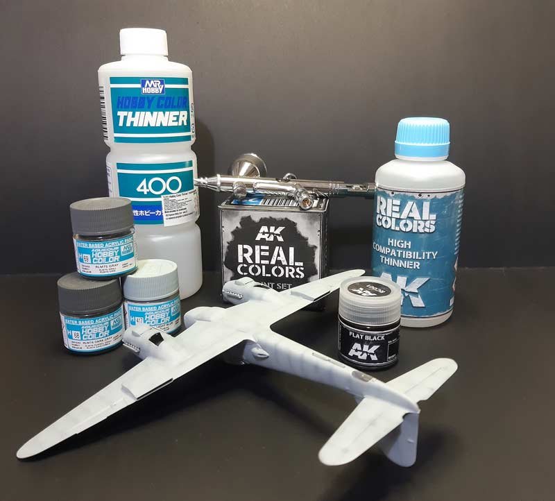 Que pintura utilizar para las maquetas de aviones