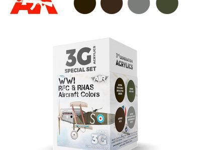 WWI RFC & RNAS British Aircraft Colors Set 3 G