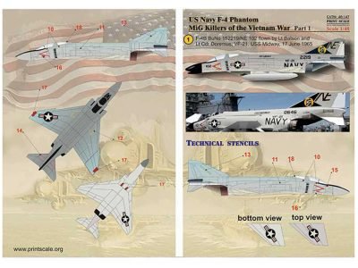 US Navy F-4 Phantom in Vietnam War Part 1