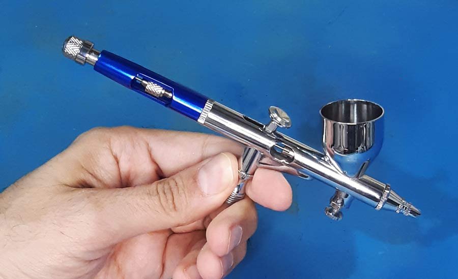 Uso y limpieza del aerógrafo