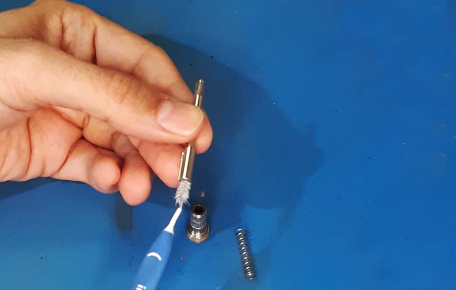 Uso y limpieza del aerógrafo