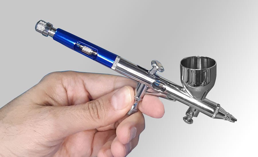 Uso y limpieza del aerógrafo