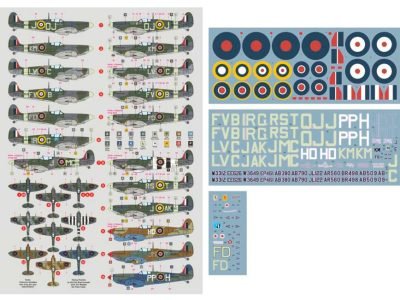 Spitfire Mk.V of Wing Commanders