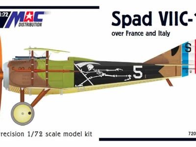 SPAD VIIC-1 Over France and Italy