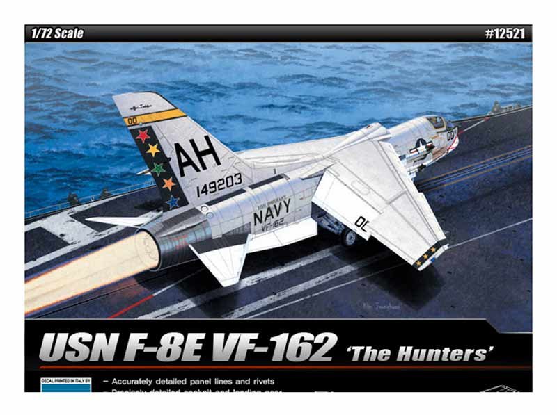 USN F-8E VF-162  The Hunters