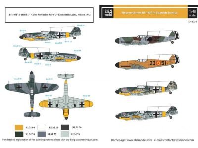 Messerschmitt Bf 109 F Spanish Air Force