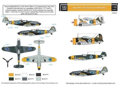 Hans Wind Finland’s Top Ace WW II Vol.II