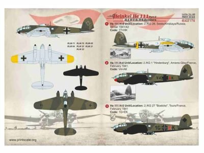 Heinkel He-111 H-4 H-5 H-6 Part 3