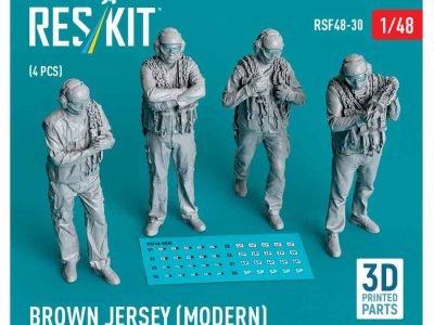 Brown jersey modern (4 fig.)