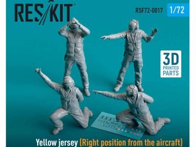 Yellow jersey Right position (4 fig.)