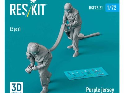 Purple jersey refueling team modern 2 (2 fig)