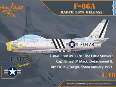 North American F-86 A Sabre in Korea Early Variants