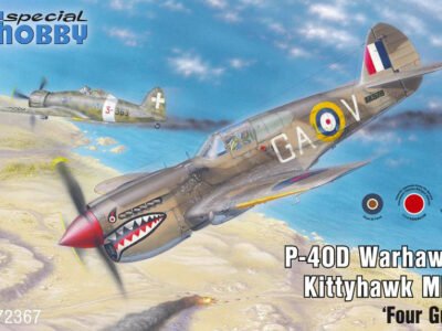 P-40D Warhawk-Kitttyhawk Mk.I Four Guns