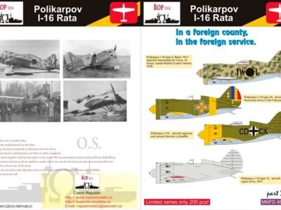 Polikarpov I-16 Rata – In a foreign county, in the foreign service